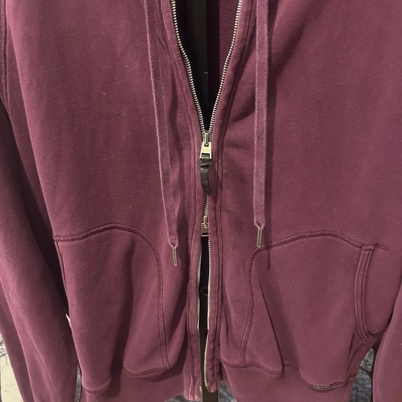 Tom Ford Grape/Purple Full 2-Way Zip Hoodie - Picture 5 of 6